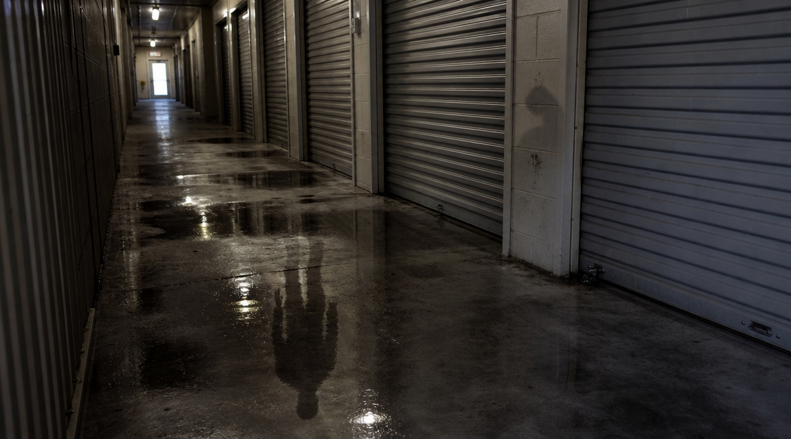 Strange reflection on storage floor