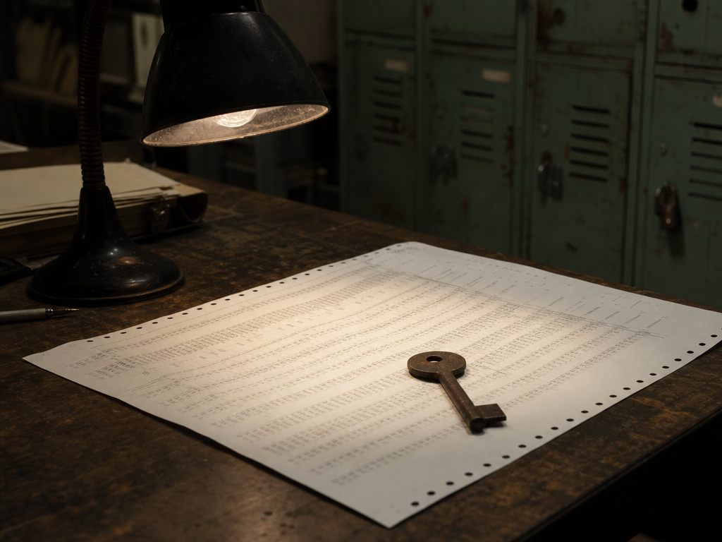 Access log and locker key