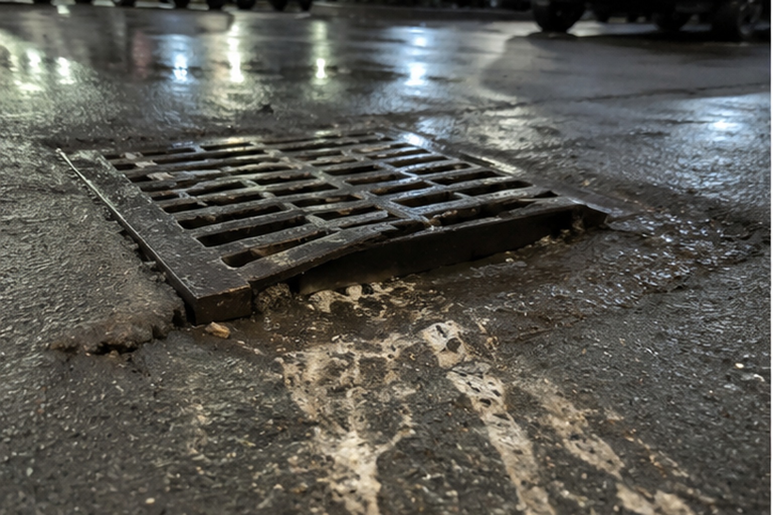 In the clearest frame, its front limbs hooked the grate while the rest of it folded toward the opening.