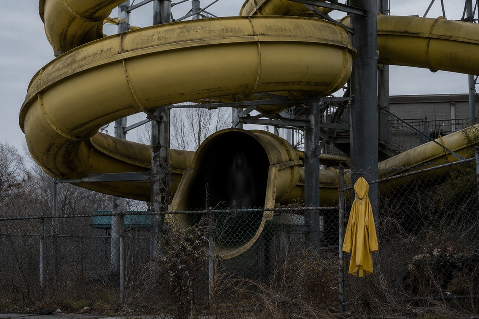The Abandoned Water Park Slide Where The Same Child Kept Appearing