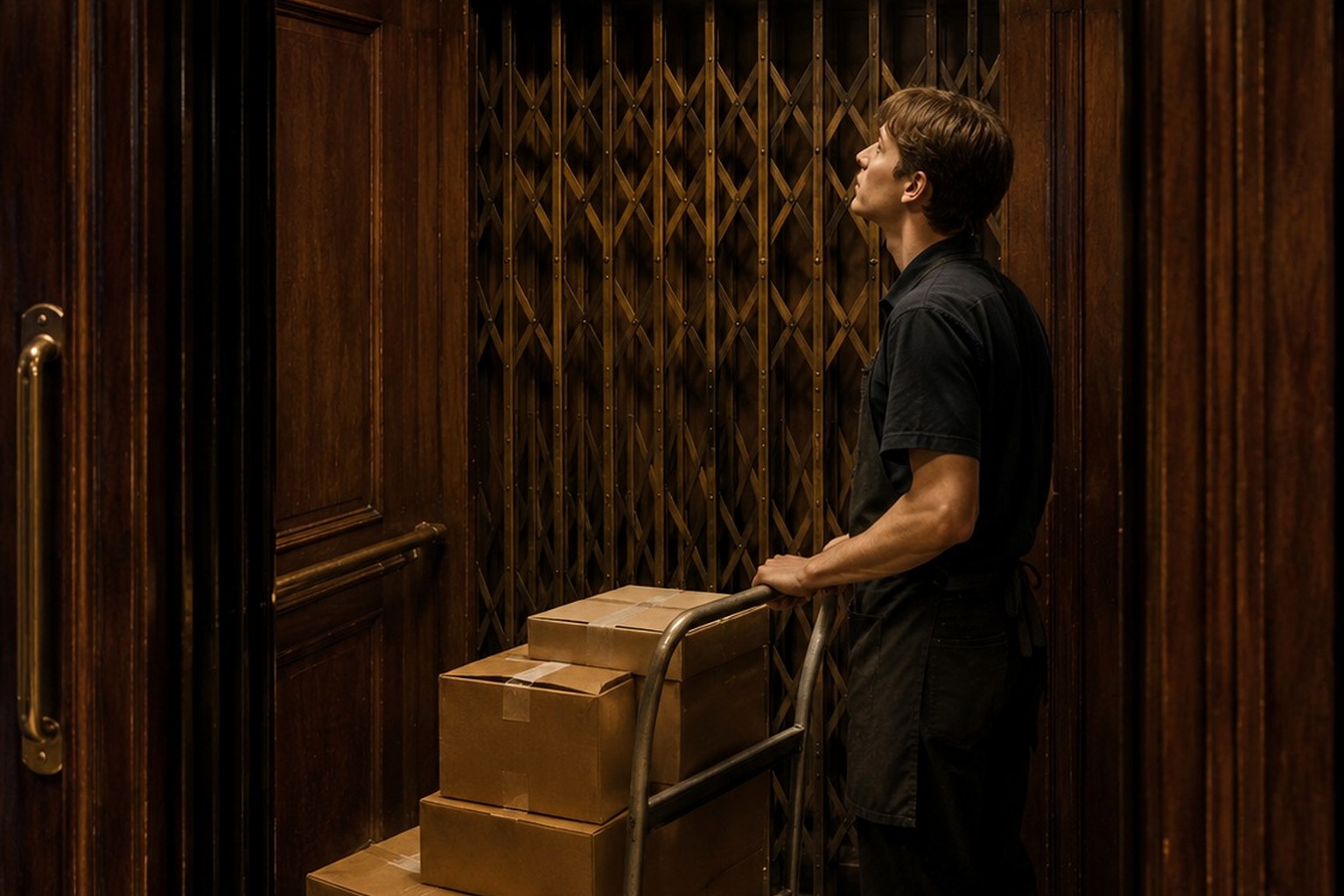 The Antique Department Store Elevator Opened Onto A Floor That Was Not There reconstructed scene image 2