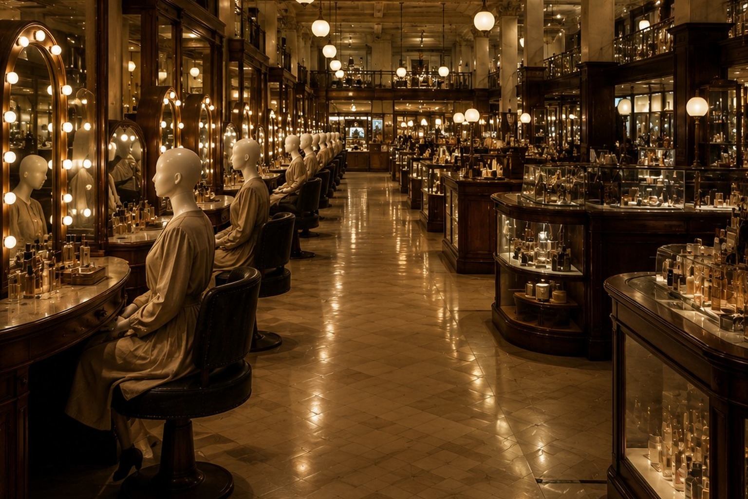 The Antique Department Store Elevator Opened Onto A Floor That Was Not There reconstructed scene image 3