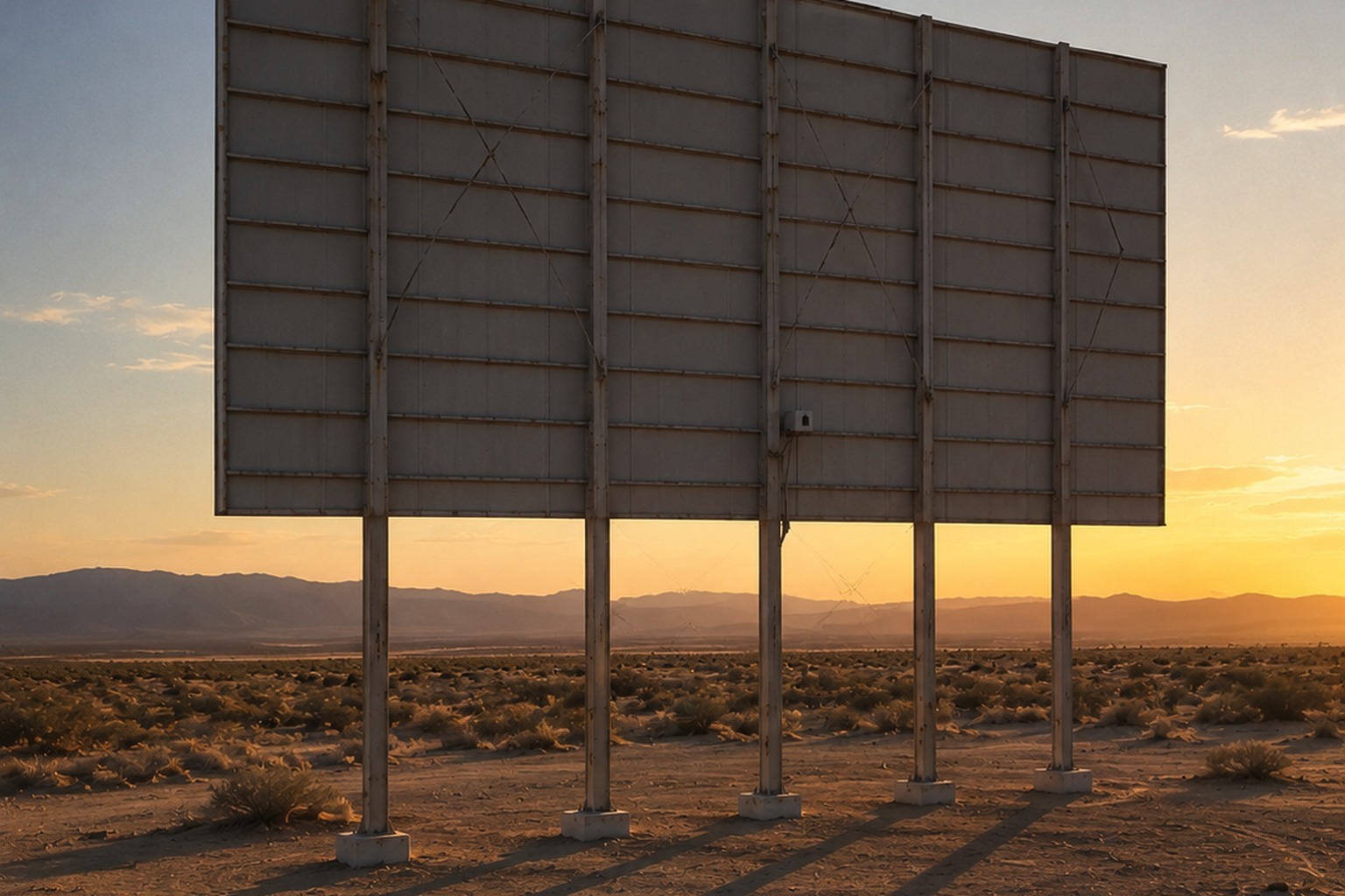 The Desert Drive-In Screen Photo Caught A Cigar-Shaped Craft Behind The Blank Screen reconstructed scene 3