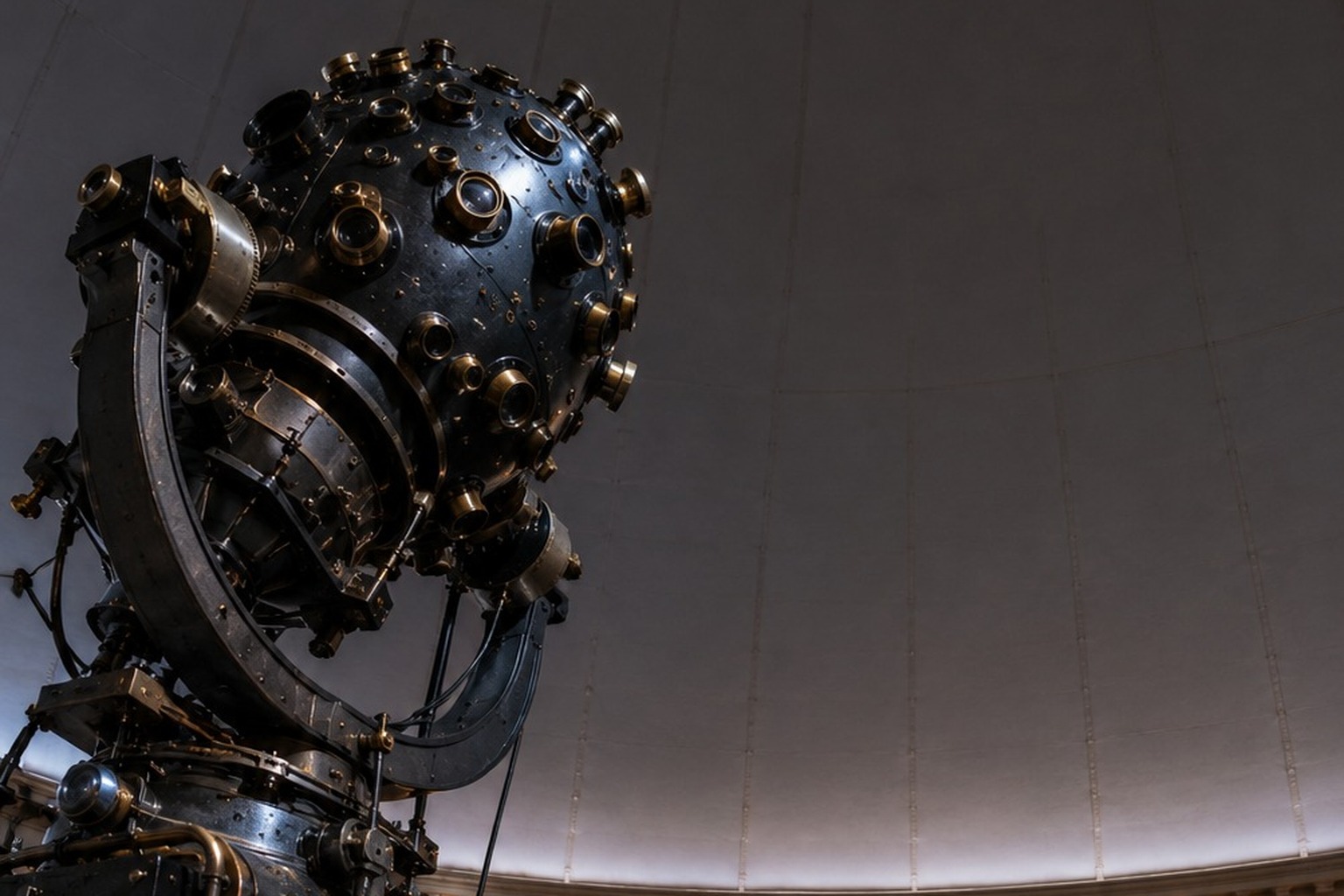 The Museum Planetarium Projector Turned Toward A Star That Wasn't On The Map reconstructed scene 1
