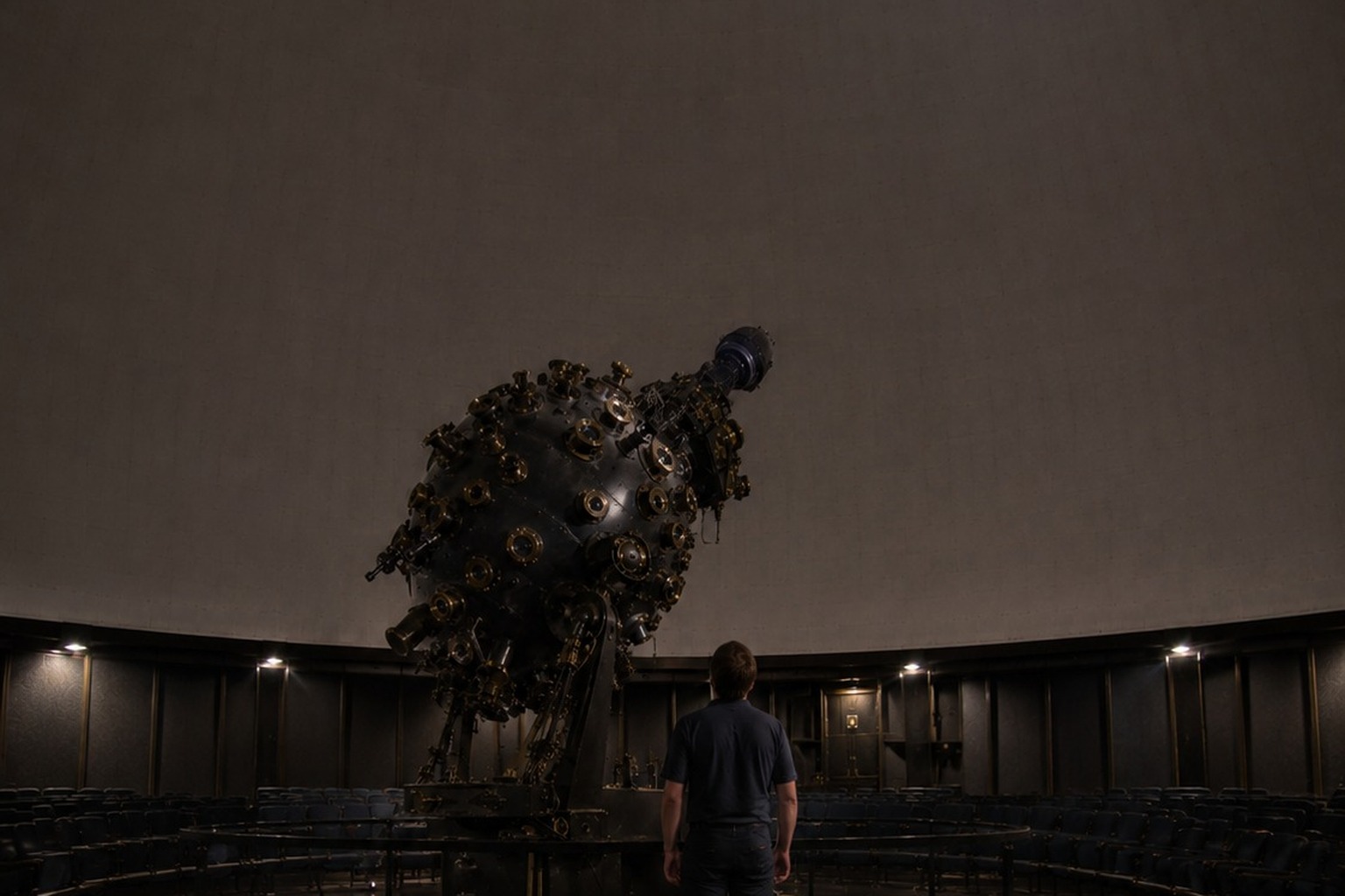 The Museum Planetarium Projector Turned Toward A Star That Wasn't On The Map reconstructed scene 4