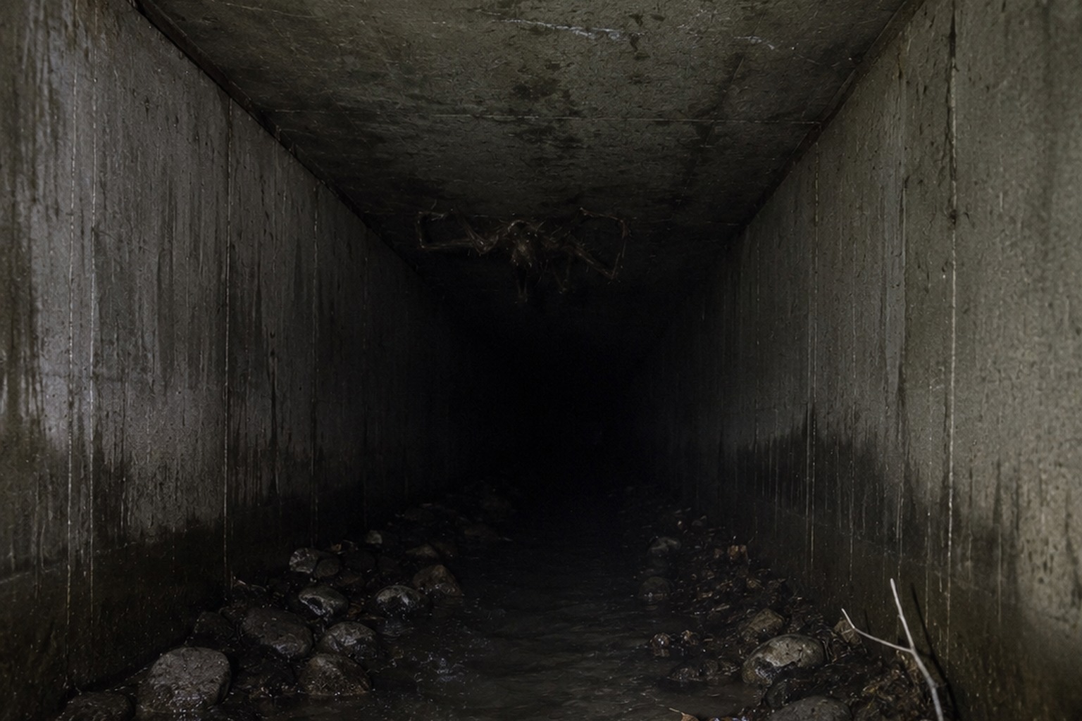 The Suburban Soccer Field Drainage Ditch Camera Saw A Hairless Thing Crawling Under The Bleachers reconstructed scene 4