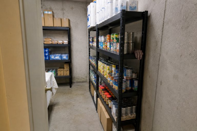 Editorial recreation of the My Aunt Opened Church Pantry And Saw A Hand Holding The Shelf From Behind story, image 1.