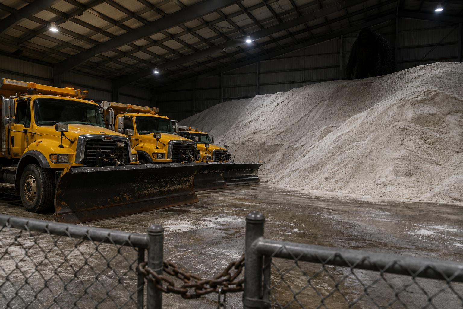 Story-style recreation for My Uncle Checked The Snowplow Shed And Saw Something Looking Over The Salt Pile, image 2.