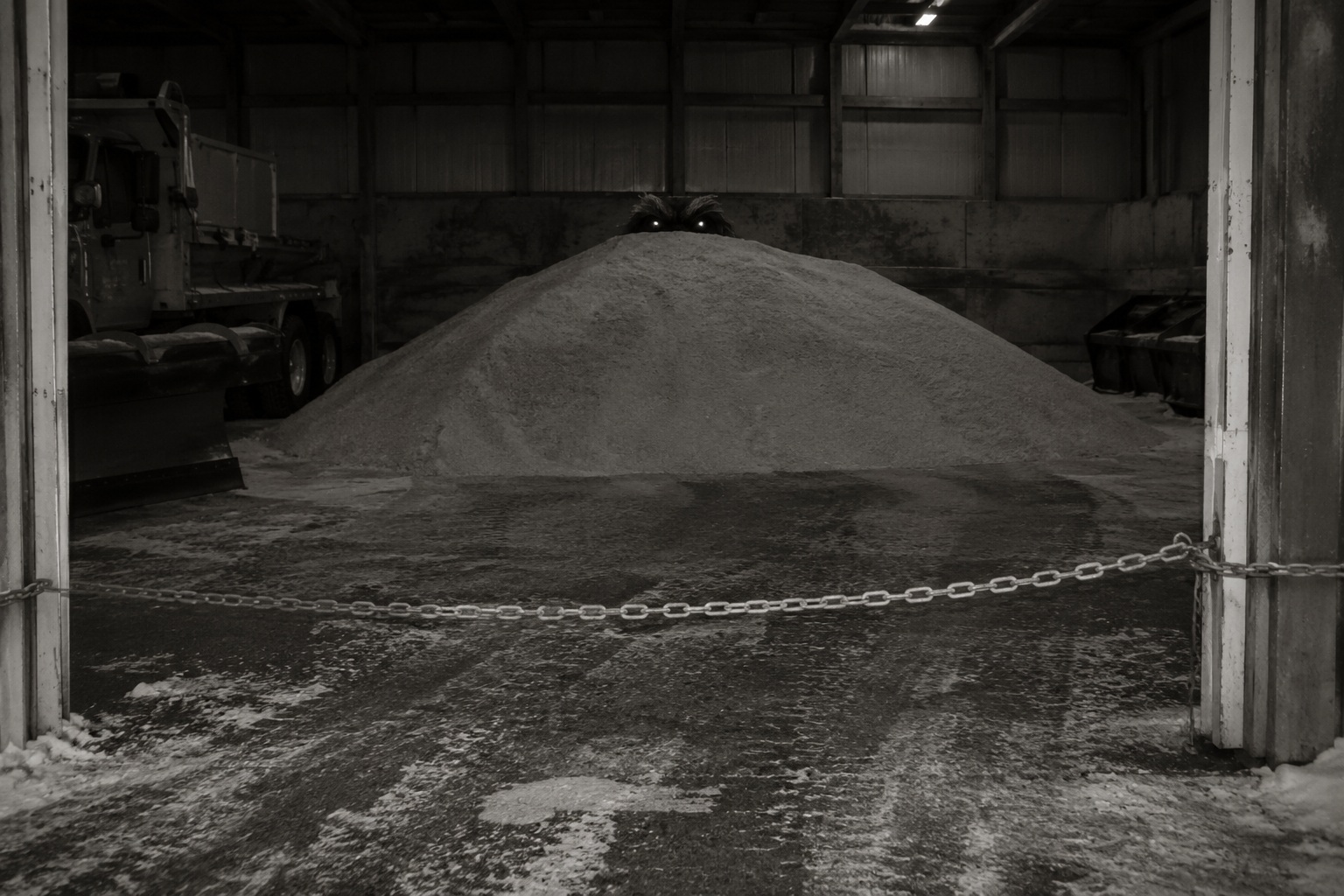 Story-style recreation for My Uncle Checked The Snowplow Shed And Saw Something Looking Over The Salt Pile, image 4.