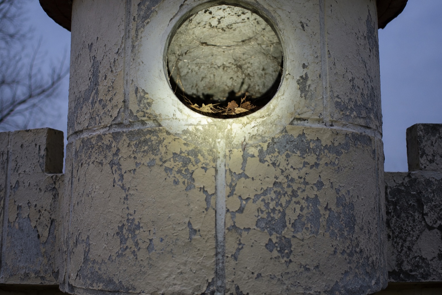 The Abandoned Mini Golf Castle Window Showed A Face Behind The Painted Turret - article image 3