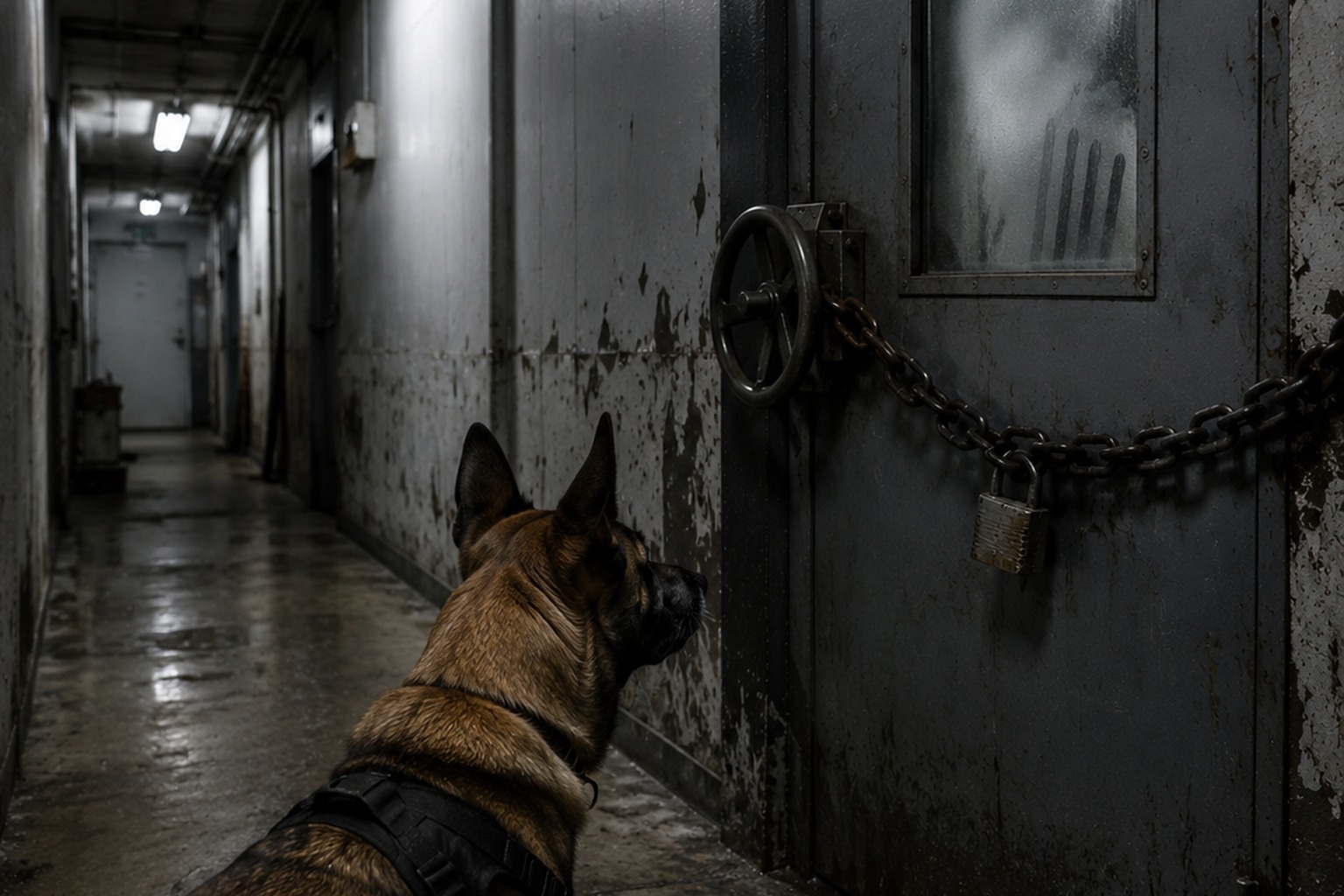 Editorial recreation of the Closed Ice Plant Freezer Camera Showed Breath Fogging From Inside A Locked Door story, image 3.