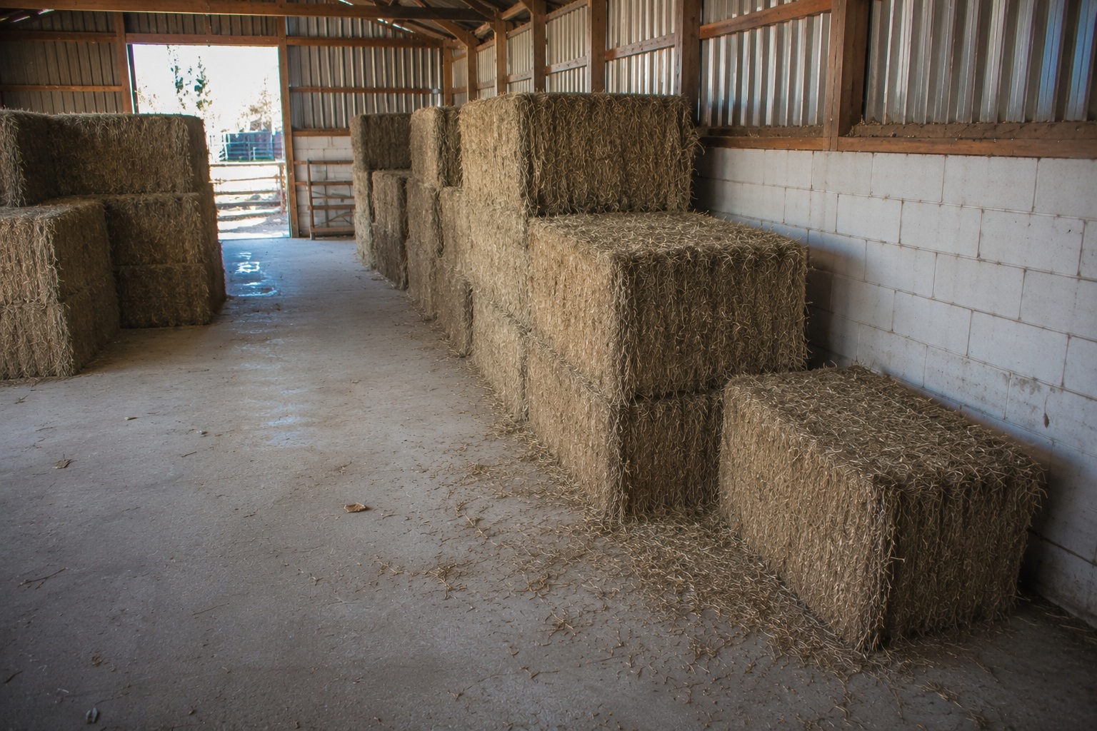Editorial recreation of the Closed Petting Zoo Barn Camera Showed A Long-Limbed Thing Crawling Behind The Hay Bales story, image 3.