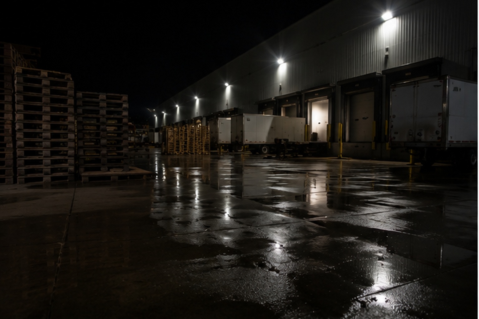 The Grocery Loading Bay Camera Saw A Hairless Thing Crawl Out From Under The Pallets reconstructed scene image 1