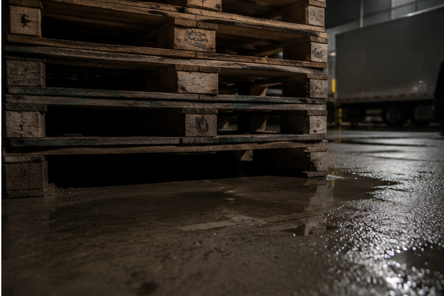 The Grocery Loading Bay Camera Saw A Hairless Thing Crawl Out From Under The Pallets reconstructed scene image 2