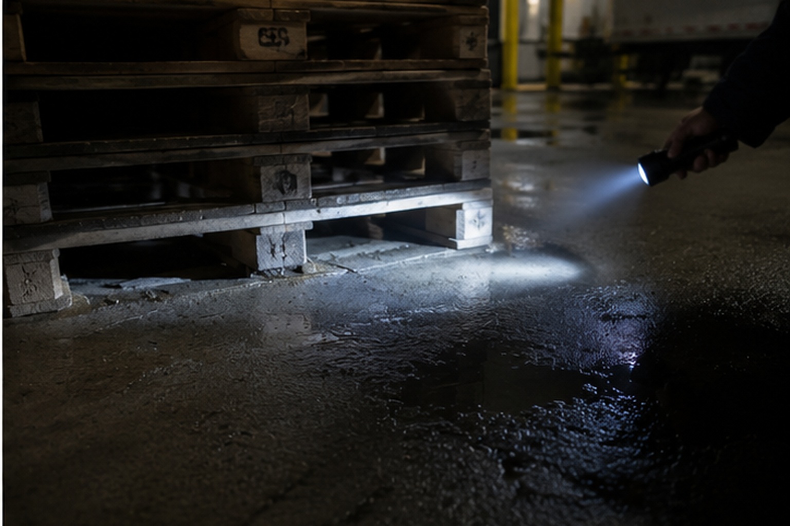 The Grocery Loading Bay Camera Saw A Hairless Thing Crawl Out From Under The Pallets reconstructed scene image 4