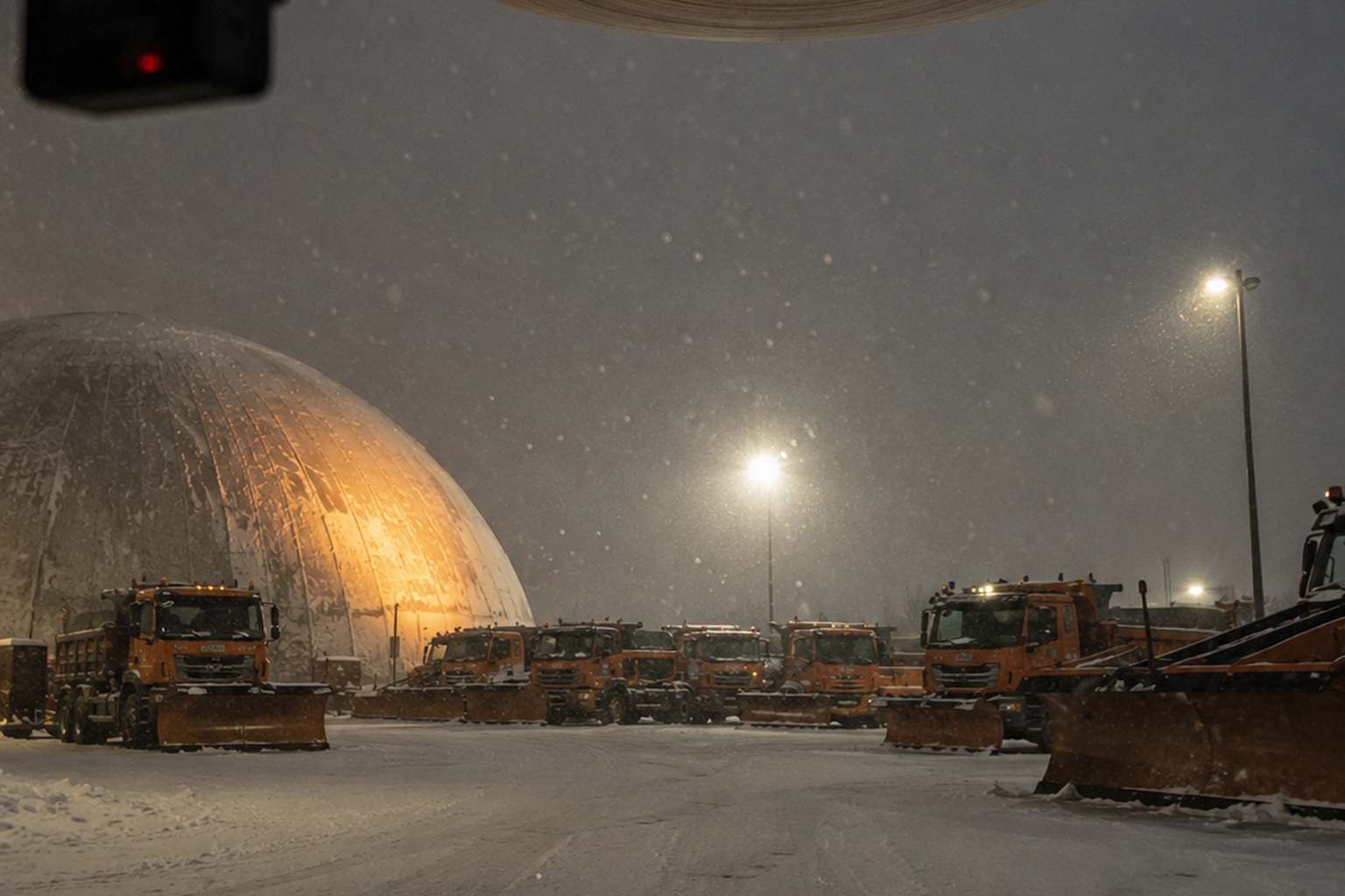 The Highway Salt Dome Dashcam Caught A Bronze Disc Above The Plow Yard - article image 2