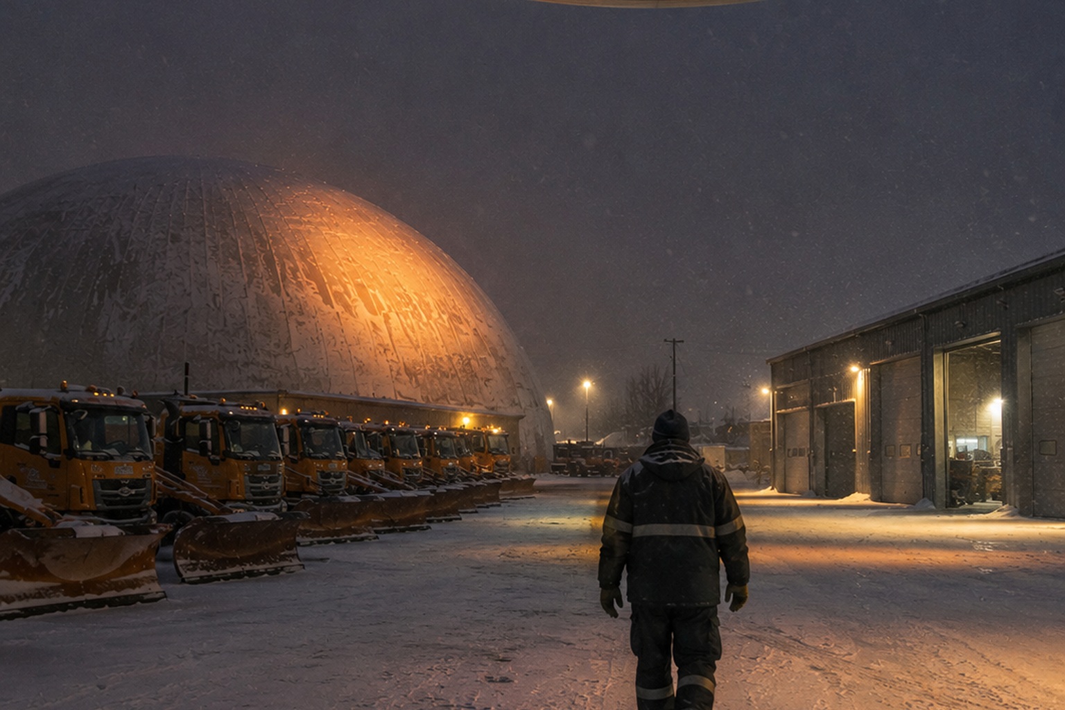 The Highway Salt Dome Dashcam Caught A Bronze Disc Above The Plow Yard - article image 3