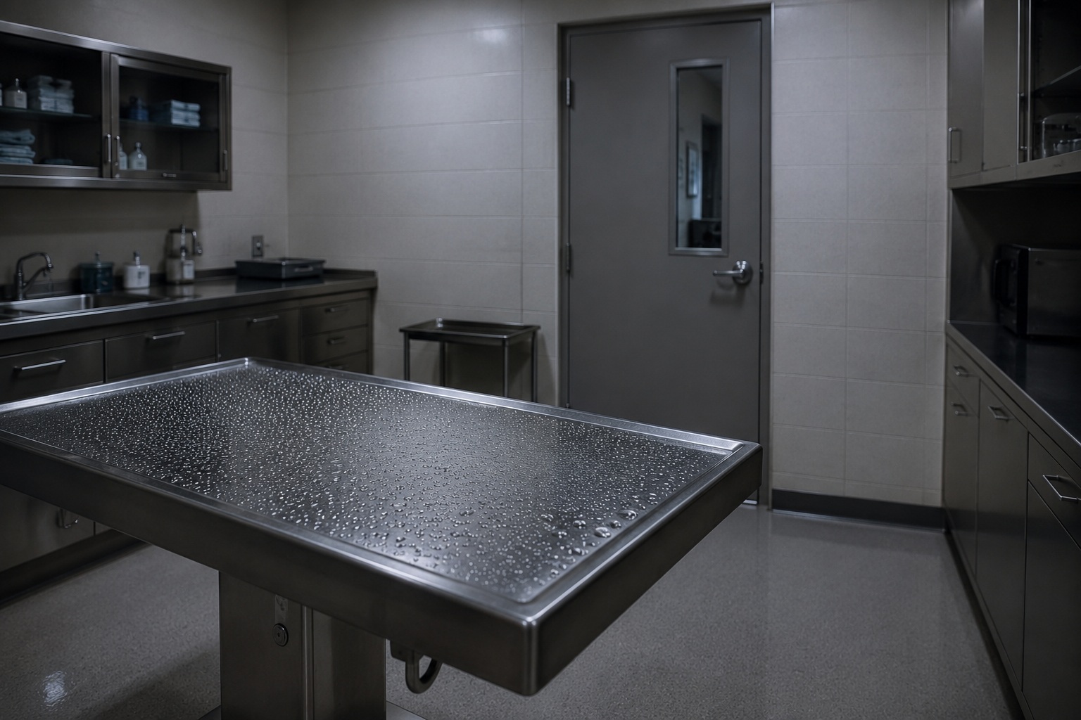 The Veterinary Clinic Kennel Camera Showed Every Dog Facing The Empty Exam Room