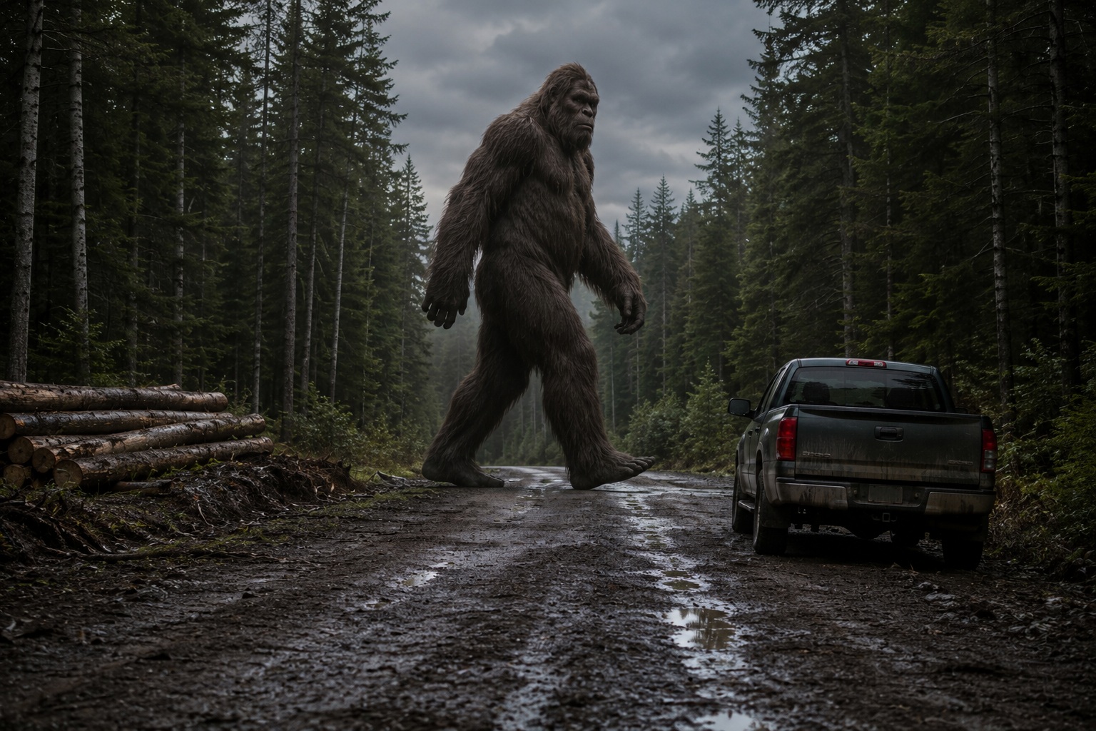 Editorial recreation of the Why Bigfoot Stories Often Mention A Smell Before A Shape story, image 2.