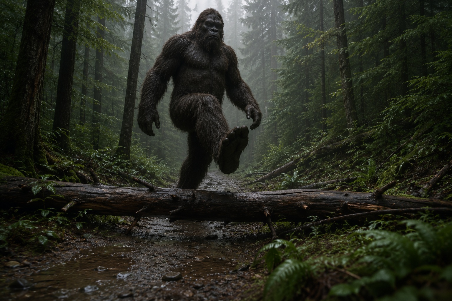 Editorial recreation of the Why Bigfoot Witnesses Always Mention Scale story, image 2.