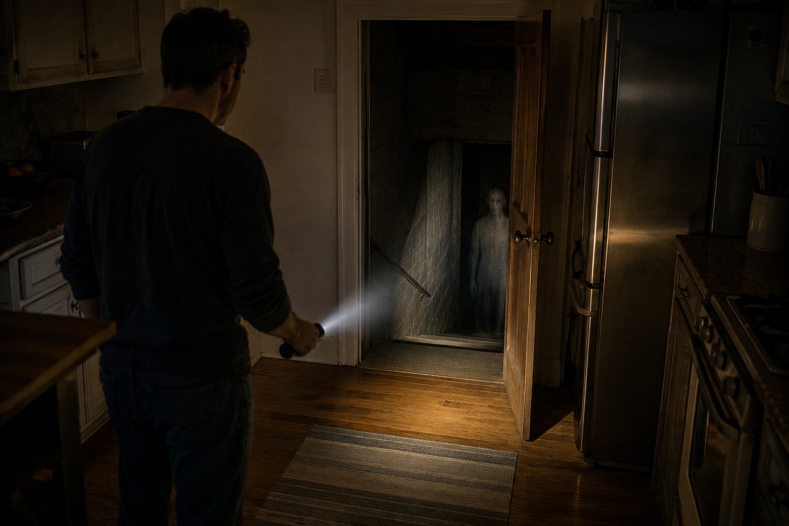 Editorial recreation of the Why Do Basement Doors Open During Hauntings? story, image 2.