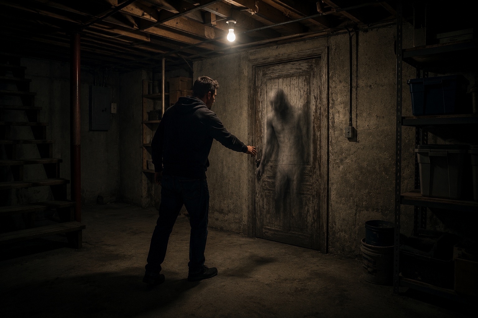 Editorial recreation of the Why Do Basements Have Cold Spots Near Sealed Doors? story, image 2.