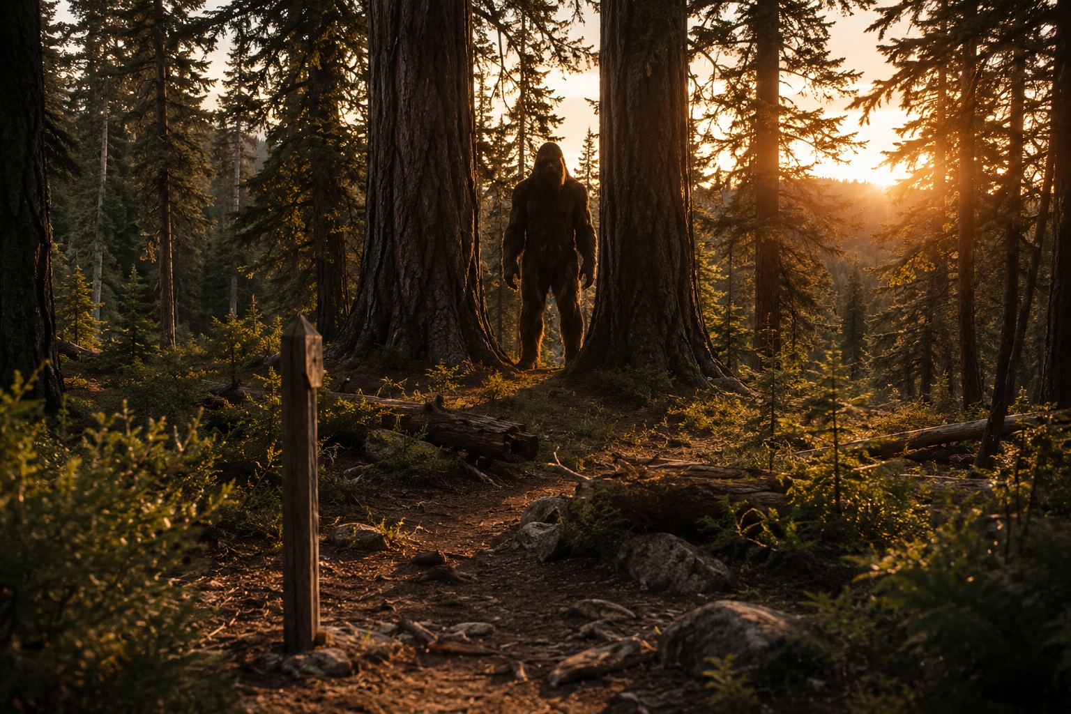 Editorial recreation of the Why Do Bigfoot Witnesses Smell Something Before Seeing It? story, image 1.