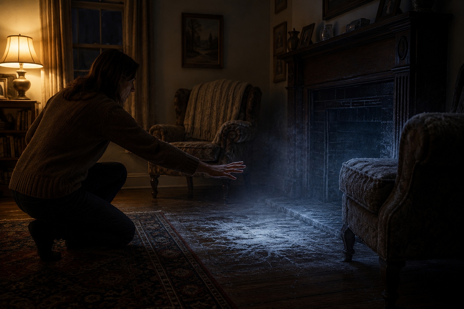 Editorial recreation of the Why Do Cold Spots Show Up In So Many Haunted House Stories? story, image 2.