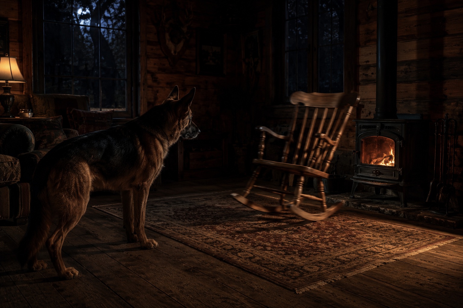 Editorial recreation of the Why Do Empty Rocking Chairs Move After Midnight? story, image 3.