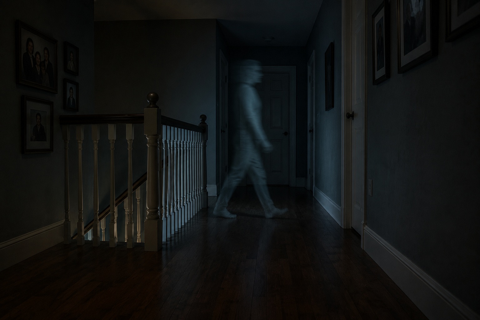 Editorial recreation of the Why Do Ghost Stories Often Start With Footsteps Upstairs? story, image 2.