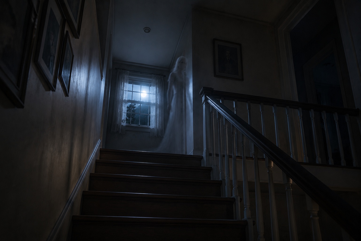 Editorial recreation of the Why Do Ghost Stories Often Start With Footsteps Upstairs? story, image 4.
