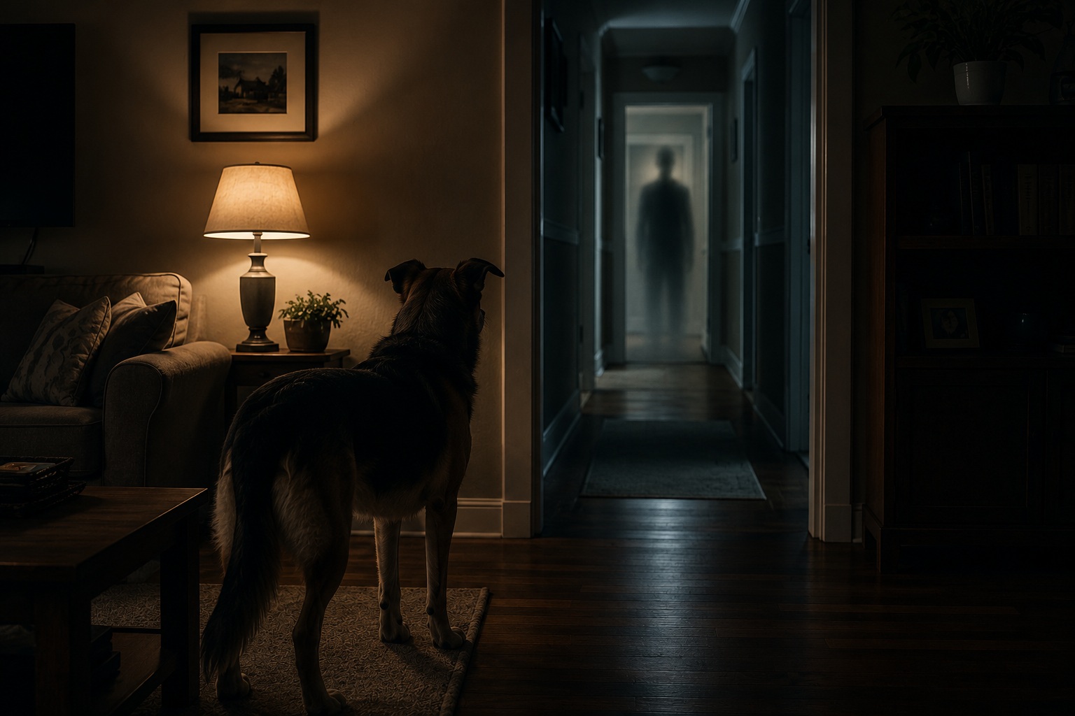 Editorial recreation of the Why Do Lights Flicker Before Ghost Sightings? story, image 2.
