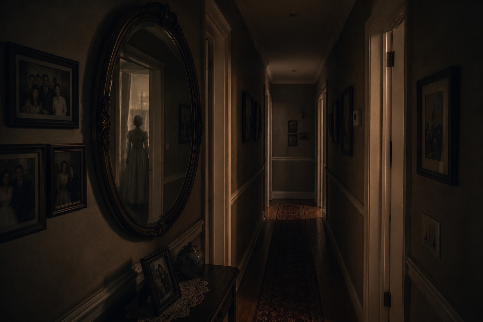 Editorial recreation of the Why Do Mirrors Feel Haunted After Dark? story, image 3.