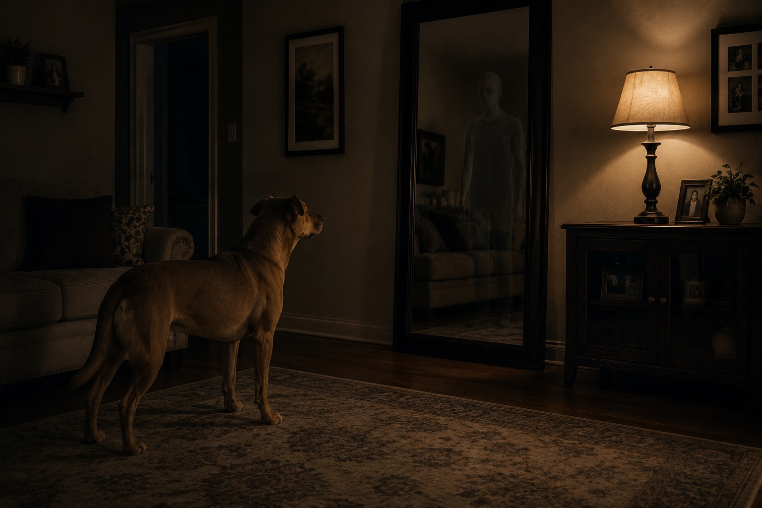 Editorial recreation of the Why Do Mirrors Feel Haunted After Dark? story, image 4.