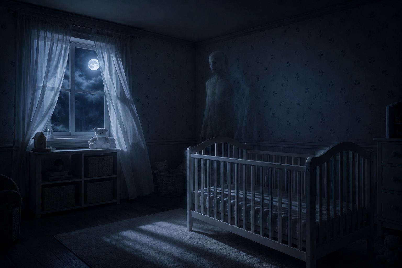 Editorial recreation of the Why Do People Hear Babies Crying In Empty Rooms? story, image 1.