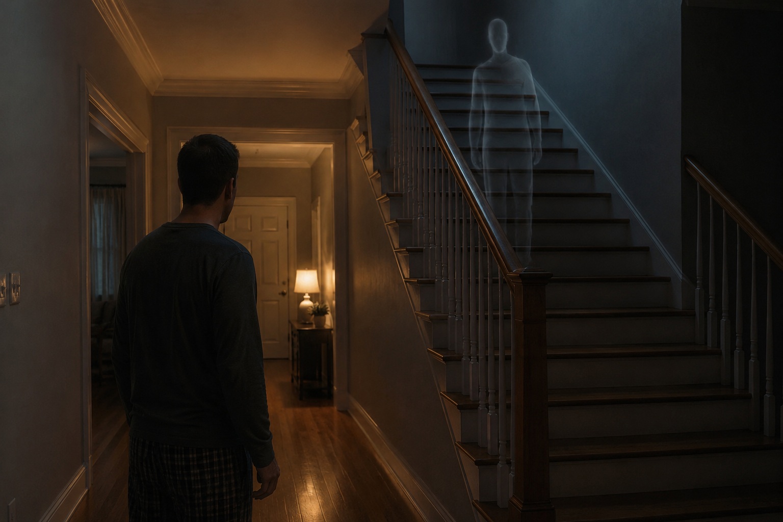 Editorial recreation of the Why Do People Hear Footsteps On Empty Staircases? story, image 1.