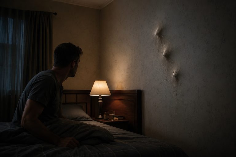 Editorial recreation of the Why Do People Hear Knocking Inside Walls At Night? story, image 1.