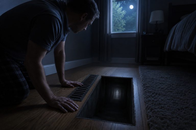 Editorial recreation of the Why Do People Hear Whispers Through Vents At Night? story, image 1.