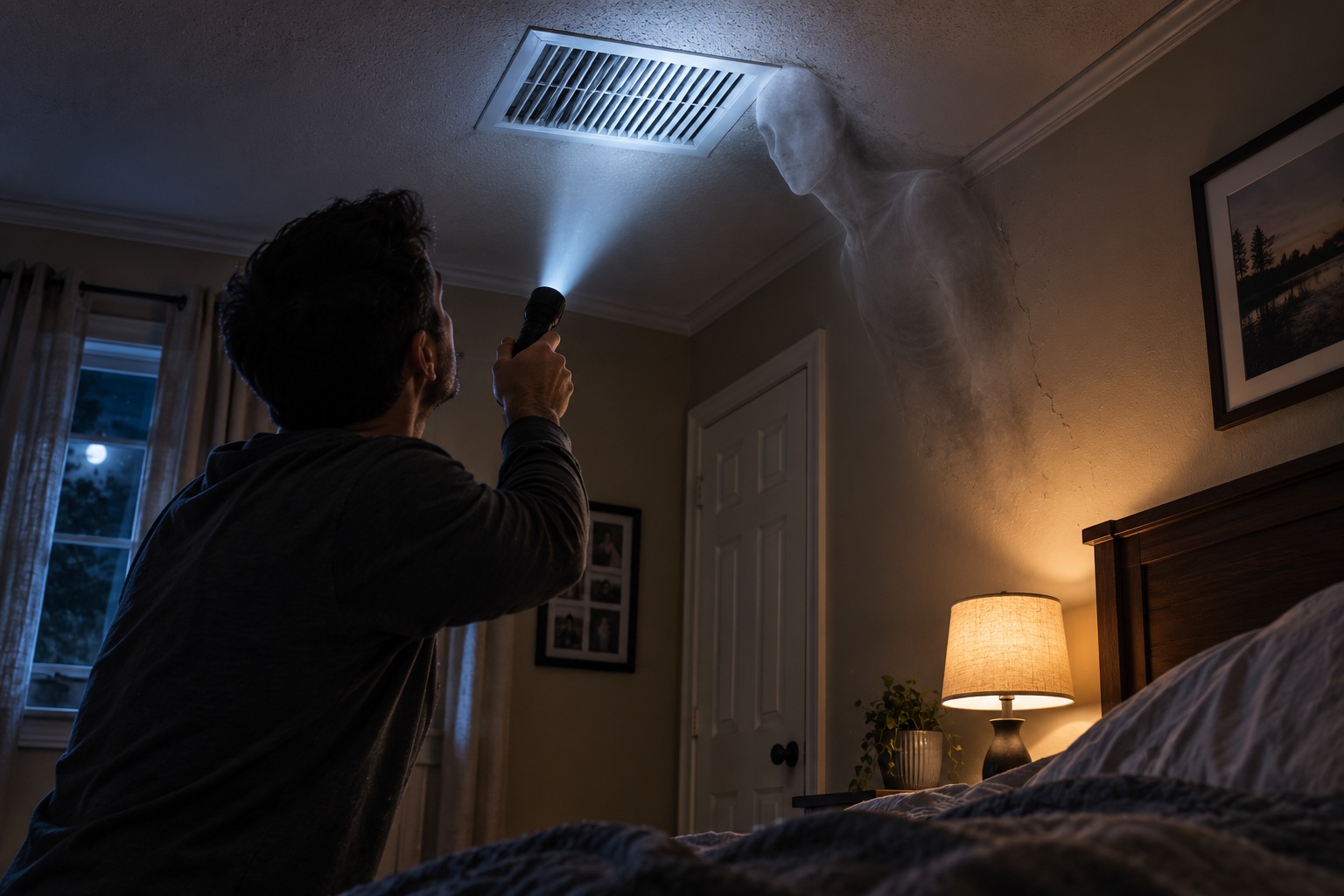 Editorial recreation of the Why Do People Hear Whispers Through Vents At Night? story, image 3.