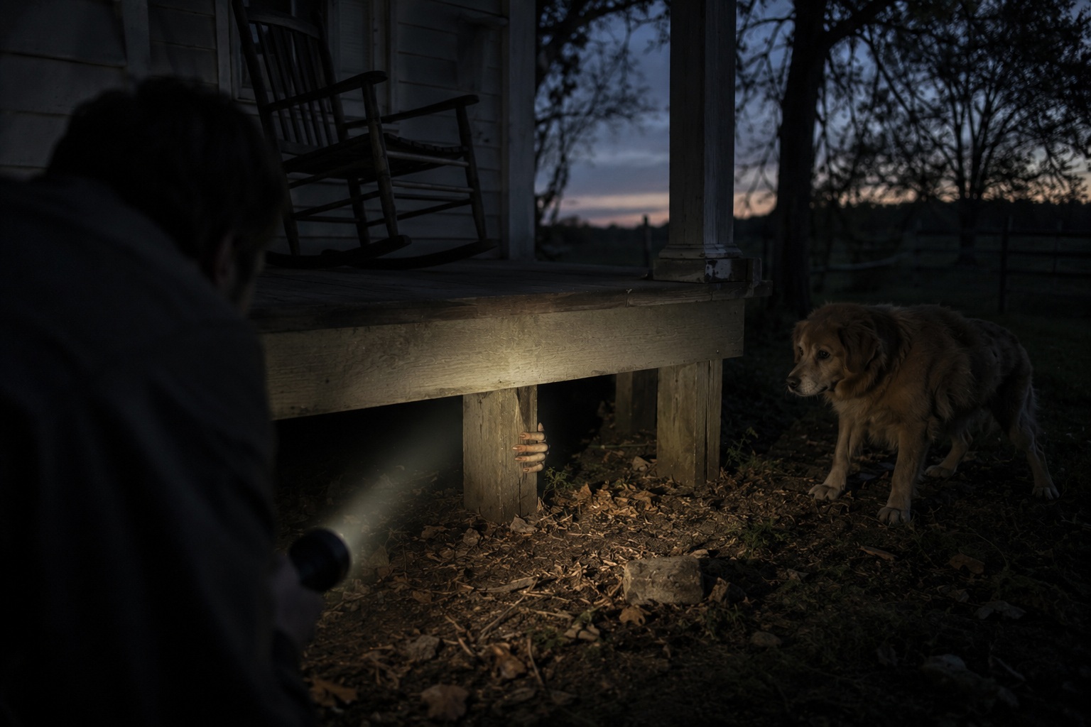 Editorial recreation of the Why Do People Report Something Moving Under Porch? story, image 3.