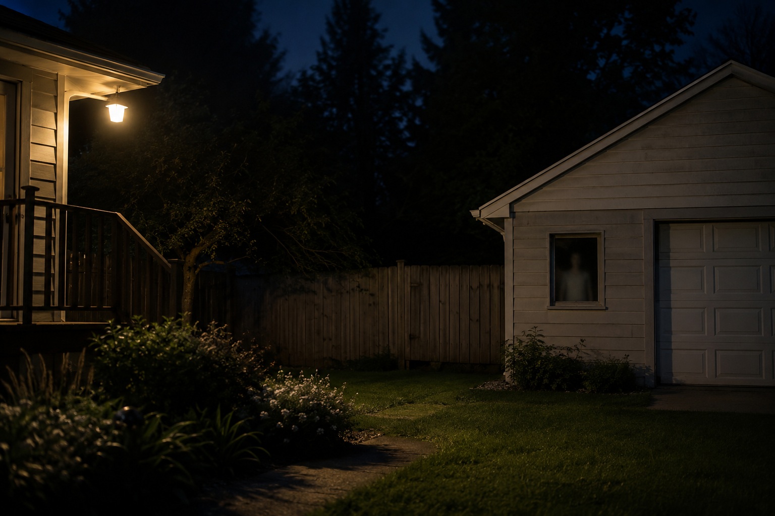 Editorial recreation of the Why Do People See Faces In Dark Windows At Night? story, image 1.