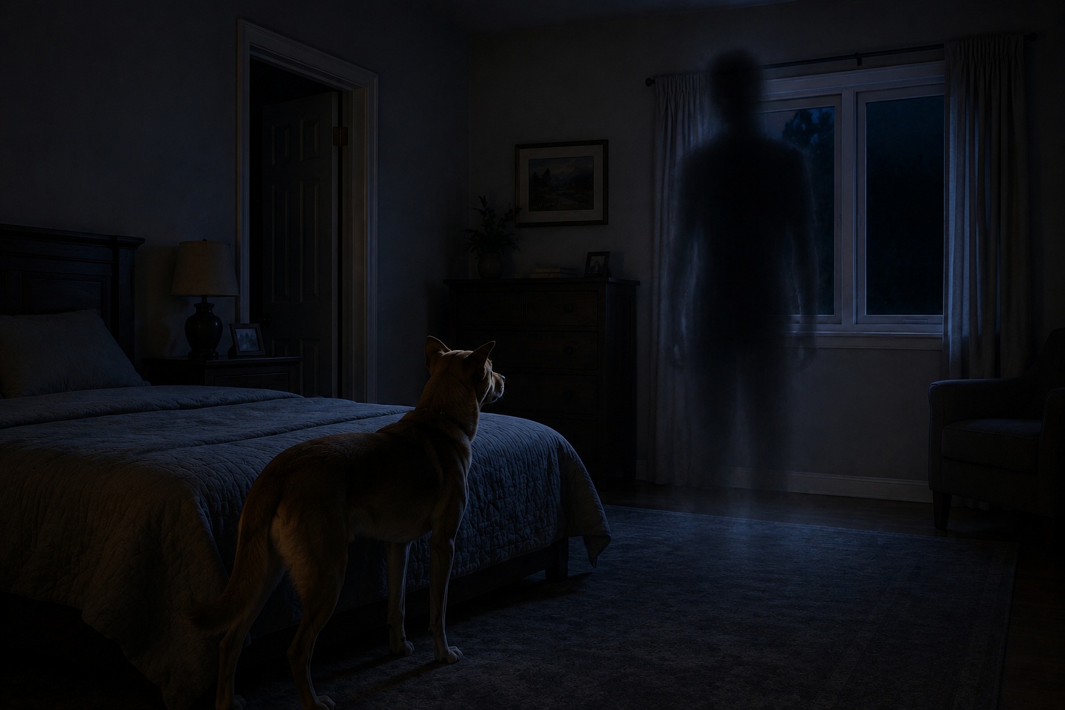 Editorial recreation of the Why Do People See Figures At Foot Of The Bed? story, image 4.