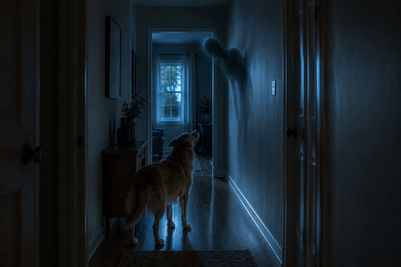 Editorial recreation of the Why Do People See Shadows At End Of Hallways? story, image 3.