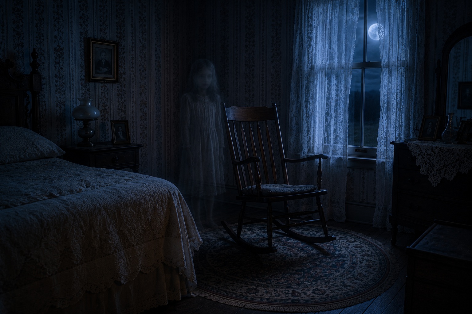 Editorial recreation of the Why Do Rocking Chairs Appear In So Many Ghost Stories? story, image 4.