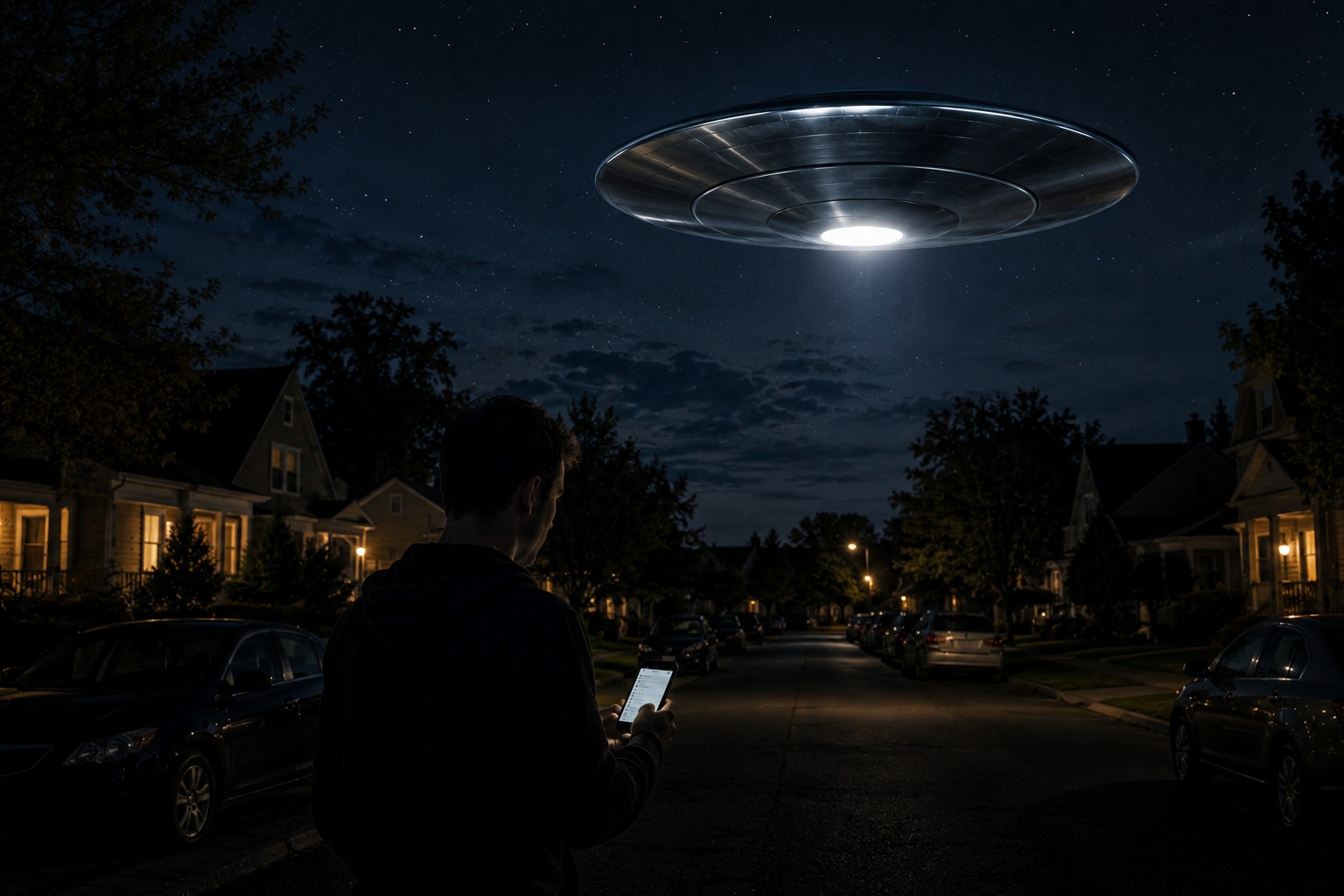 Editorial recreation of the Why Do UFO Witnesses Describe Missing Time After Bright Lights? story, image 4.