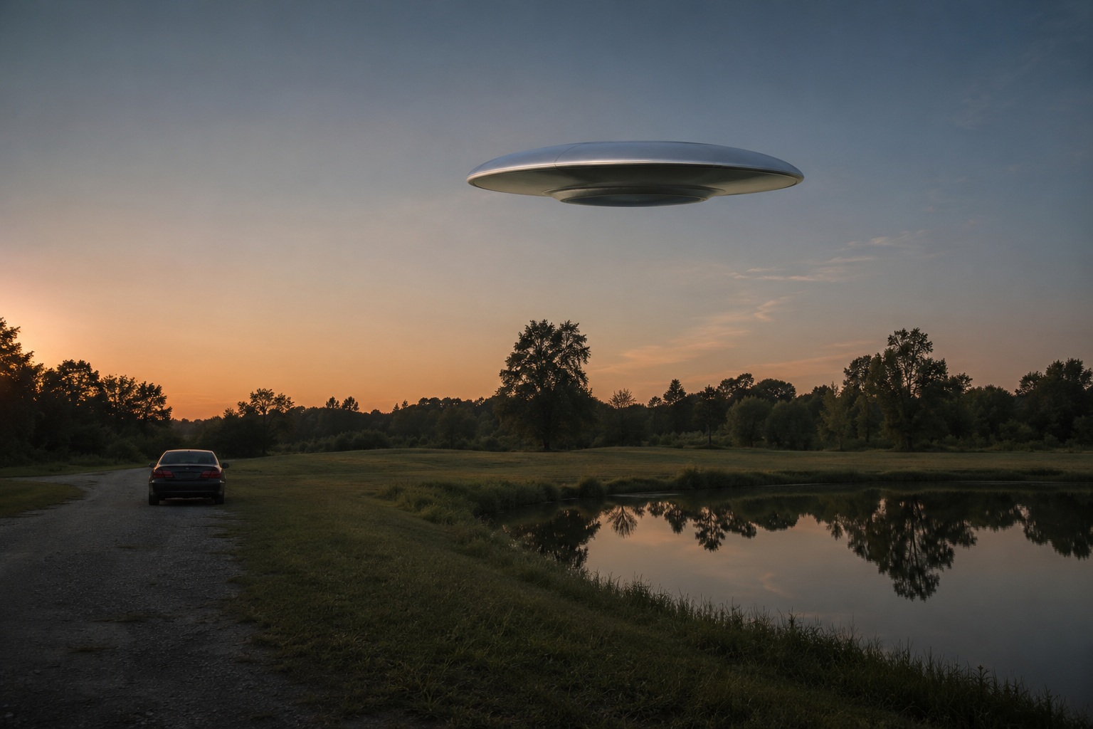 Editorial recreation of the Why Do UFO Witnesses Report Animals Going Quiet? story, image 1.