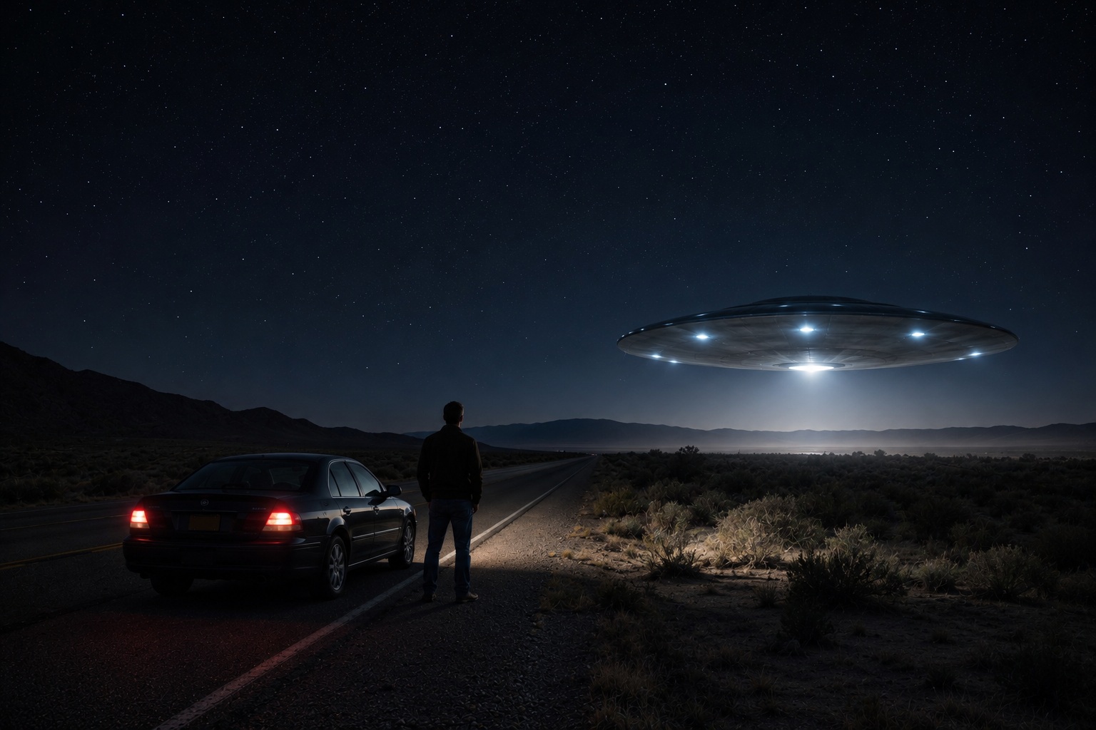 Editorial recreation of the Why Do UFO Witnesses Report Car Engines Dying On Empty Roads? story, image 3.