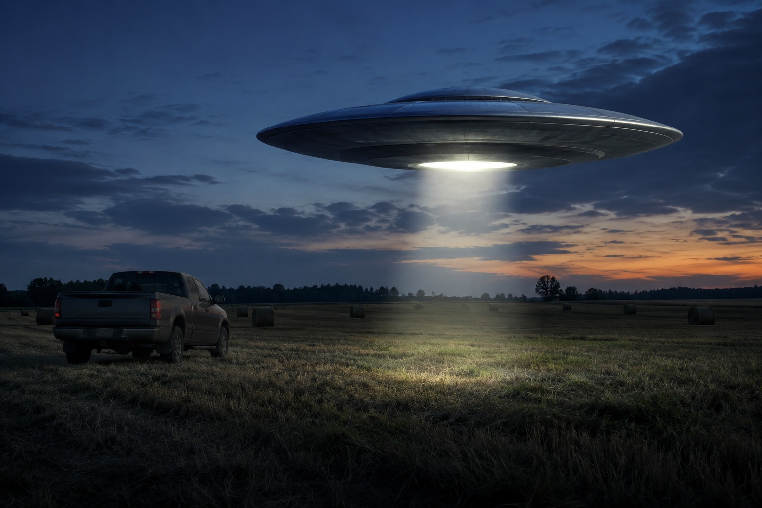 Editorial recreation of the Why Do UFO Witnesses Say Lights Moved Like They Were Searching? story, image 1.