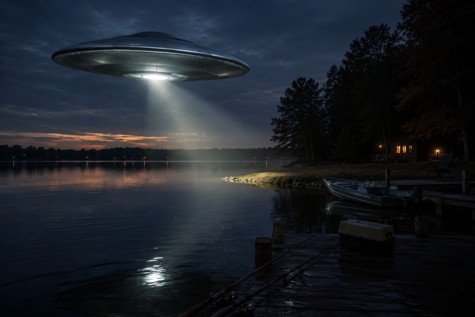 Editorial recreation of the Why Do UFO Witnesses Say Lights Moved Like They Were Searching? story, image 2.