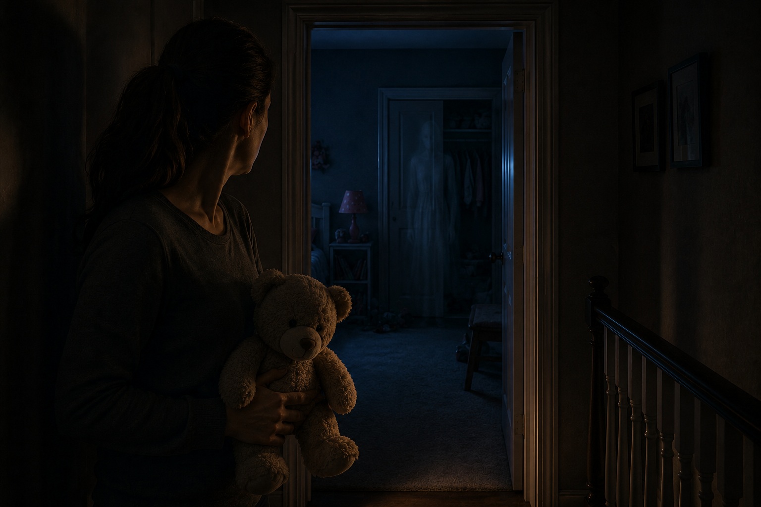 Editorial recreation of the How Can A Ghost Story Begin With Toys In Doorways? story, image 3.